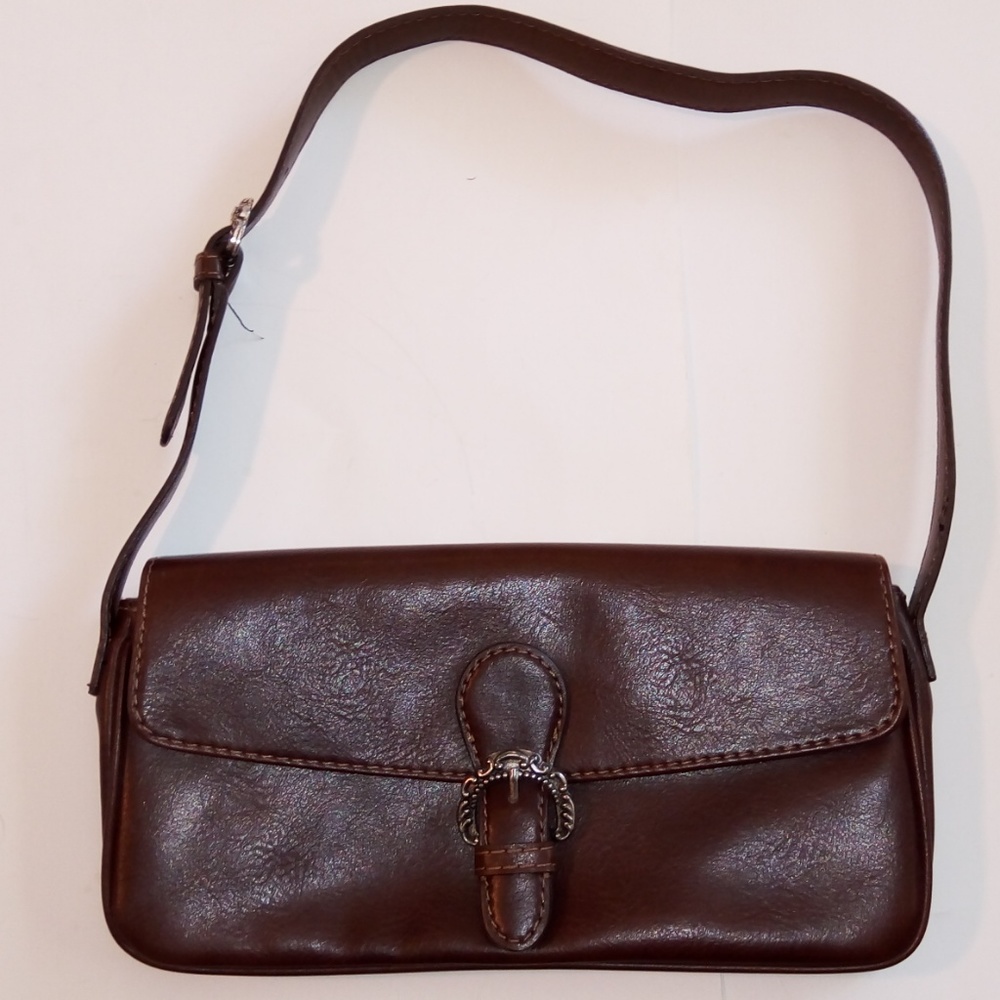 Women's Jones of New York Baguette Leather Handbag